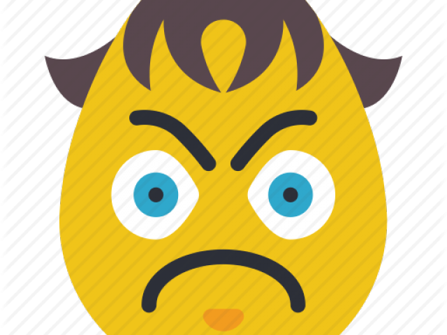 Emoji Clipart Grumpy - Smiley (640x480)
