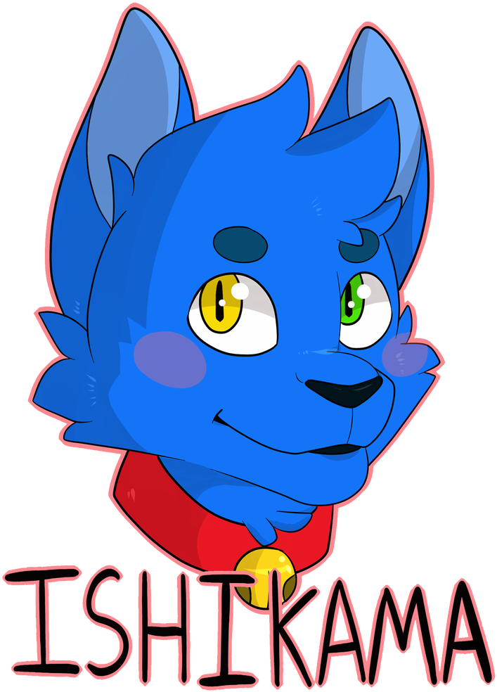 Name Badge Commission Ishikama Transparent By Ghost - Cartoon (763x1048)