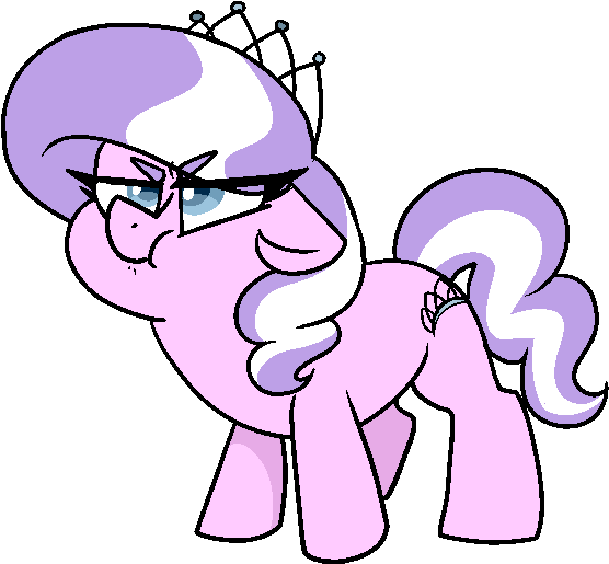 /d/non, Diamond Tiara, Earth Pony, Female, Filly, Grumpy, - Cartoon (566x526)