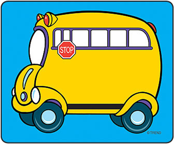 Trendâ® School Bus Name Tags - School Bus Name Tag (850x850)