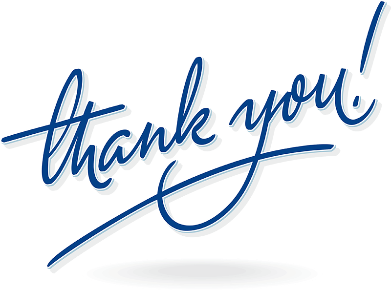 Thank You Wahoo Docks Sm - Transparent Background Thank You Png (800x594)