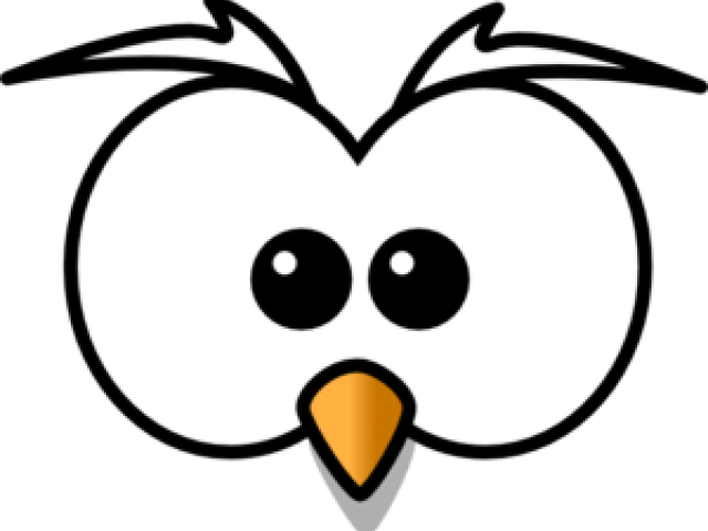 Face Clipart Owl - Owl Eyes Clip Art (640x480)
