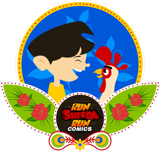 Follow The Adventures Of Sheeda And Chicken With Our - Cartoon (550x521)