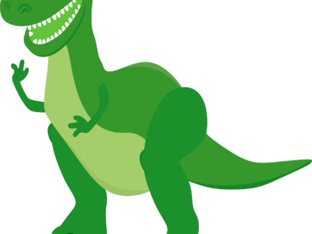 Toy Story Clipart T Rex - Rex From Toy Story Cartoon (640x480)