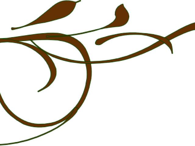 Decorative Line Blue Clipart Curly - Fancy Line Transparent (640x480)