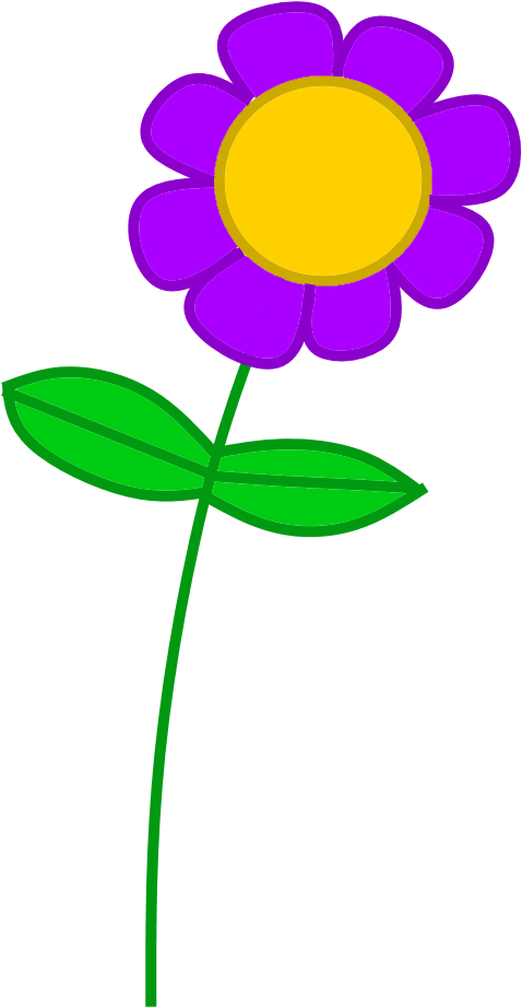 Violet Clipart February Flower - Violet Clipart February Flower (600x1000)