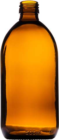 Medicine Bottle Transparent - Glass Bottle (500x500)