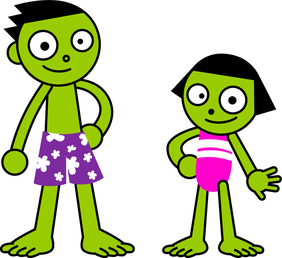 Pbs Kids Digital Art - Pbs Kids Swimsuit (935x855)