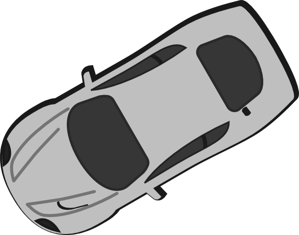 Car Top View Template (600x472)