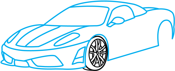 Simple Car Clipart Transparent Background - Simple Car Clipart Transparent Background (600x338)