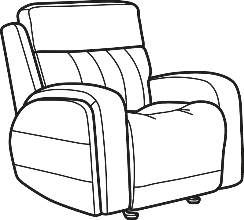 Pin Recliner Clipart - Club Chair (800x722)