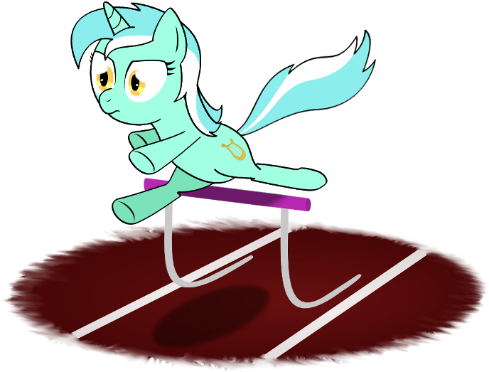 Therecliner27, Bipedal, Human Behavior, Hurdles, Pony, - Cartoon (700x600)