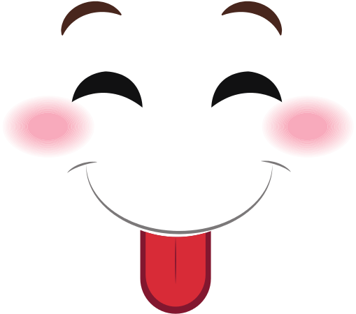 Emoji Face Clipart Kawaii - Emoji Face Clipart Kawaii (509x450)