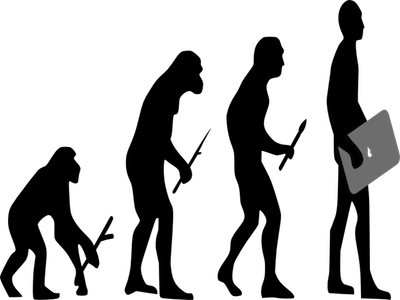 Evolution Of Art - Evolution Of Man Digital (400x300)