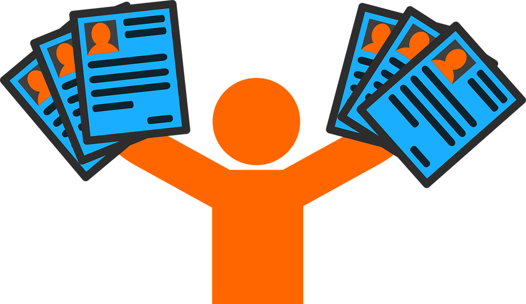 Get Your Resume Into Gear In - Cartoon Handing Out Flyers (1070x620)