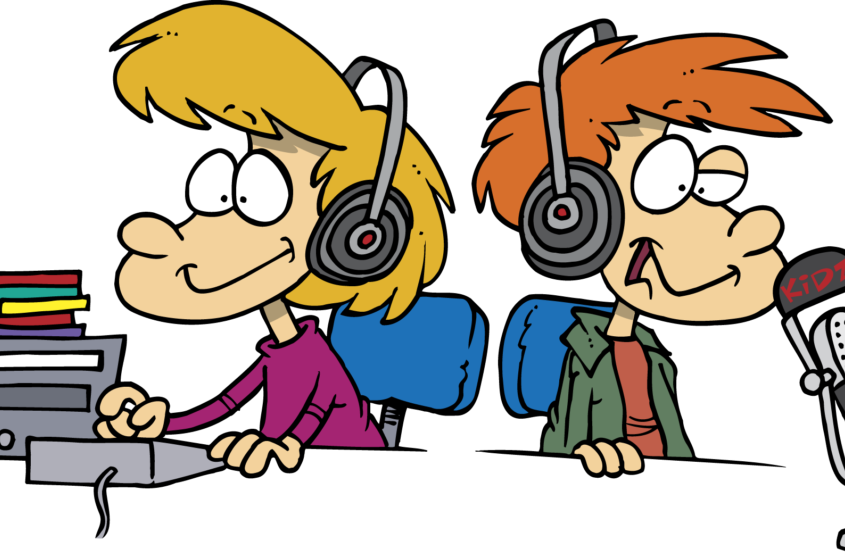 Radio - Radio Jockey Cartoon (845x557)