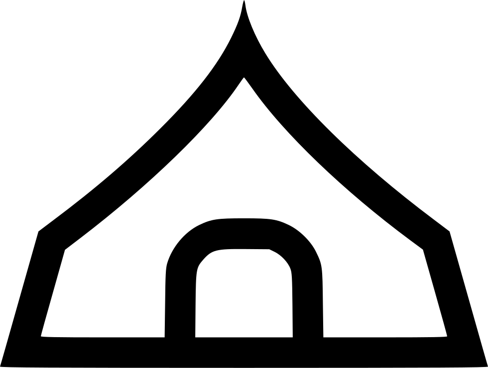 Campsite Clipart Tent House - Campsite Clipart Tent House (980x740)