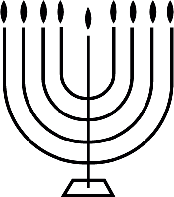 Menorah, Ios 7 Interface Symbol Vector - Menorah Template Simple (400x400)