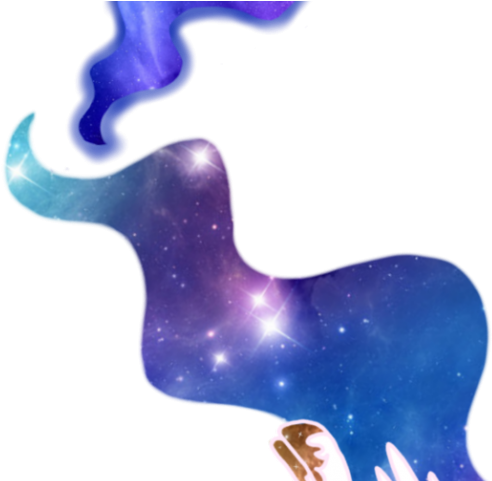 Galaxy Clipart Purple - Galaxy Princess Luna (640x480)