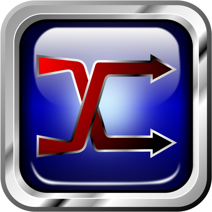 Icon Blue Multimedia Random - Imagenes De Boton Anterior (958x958)