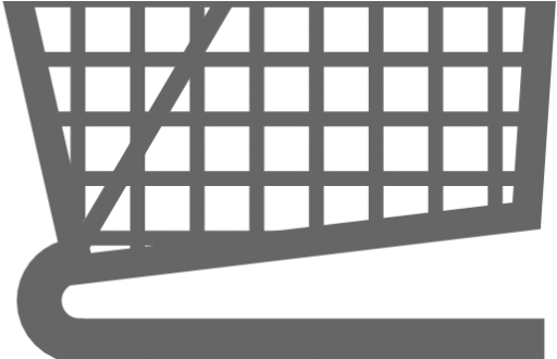 Grocery Cart Coloring Page Invigorate Grey Shopping - Shopping Cart Clip Art (585x329)