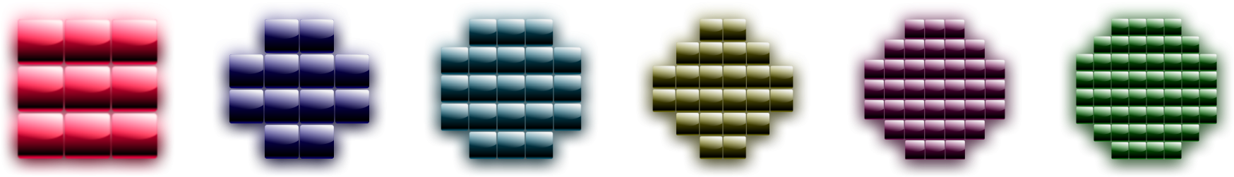 Random Geometric Shapes Banner Clipart - Graphic Design (1800x250)