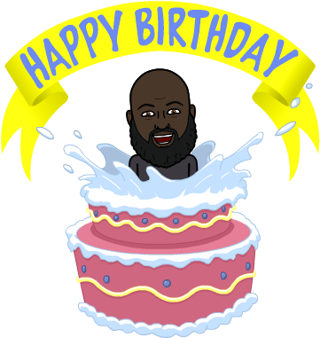More Free Happy Thoughts Png Images - Happy Birthday Snapchat Bitmoji (398x398)