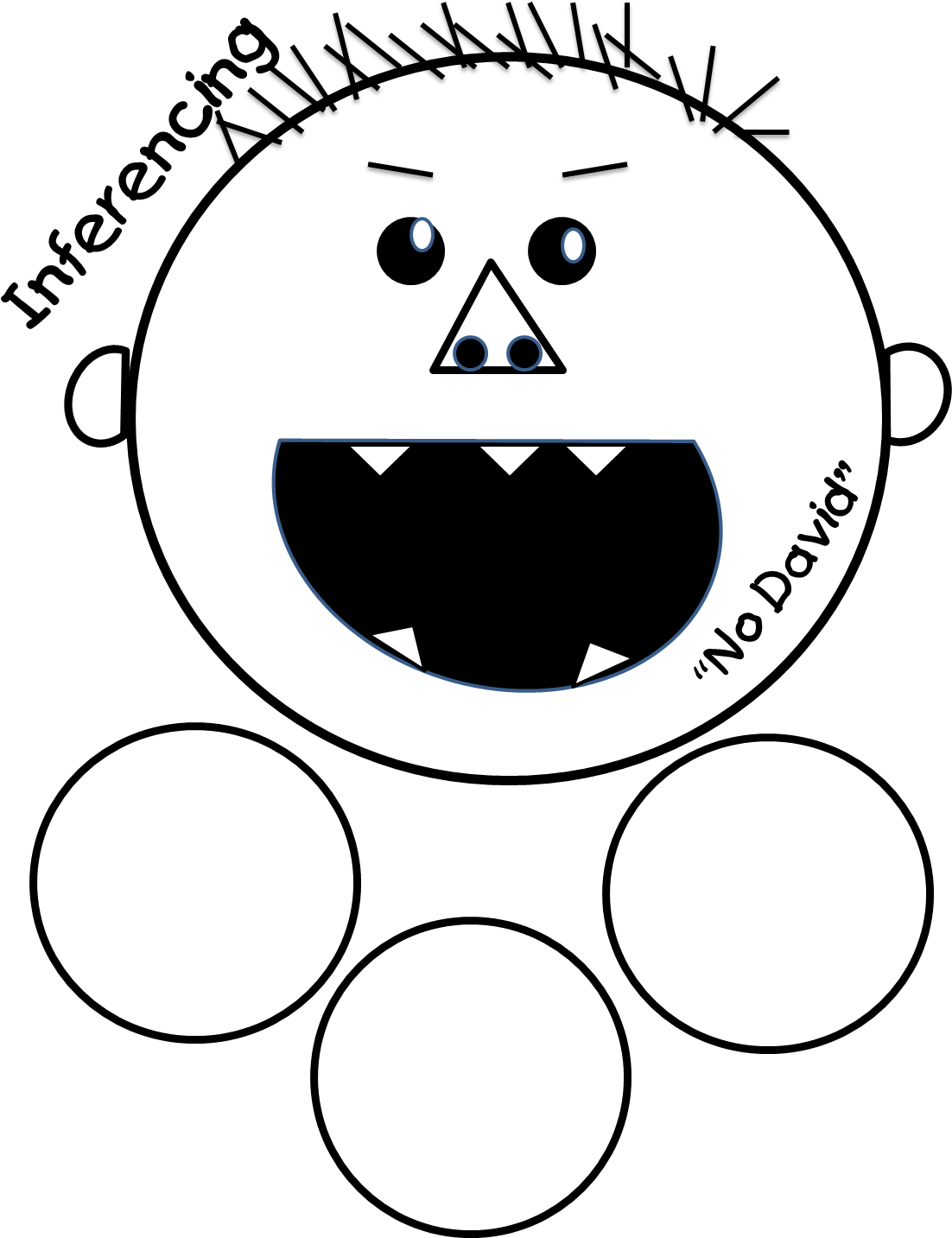 School - David Goes To School Face (1167x1480)