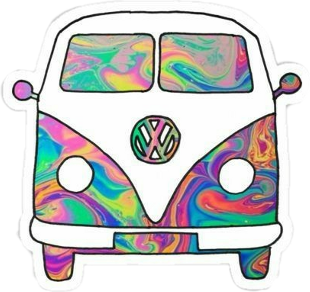 Cars Sticker - Vw Bus T1 Malvorlage (1024x966)