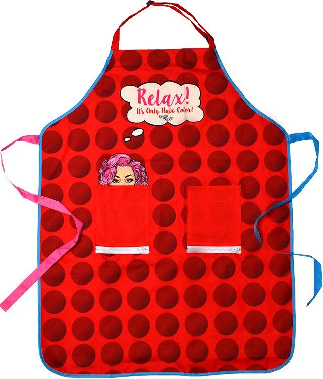Relax It's Only Hair Color Chemical Apron - Relax It's Only Hair Color Chemical Apron (640x750)