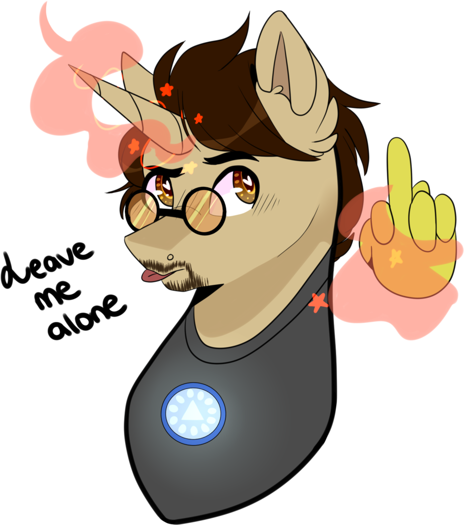 Shade4568, Iron Man, Magic, Marvel, Middle Finger, - Cartoon (1024x1093)