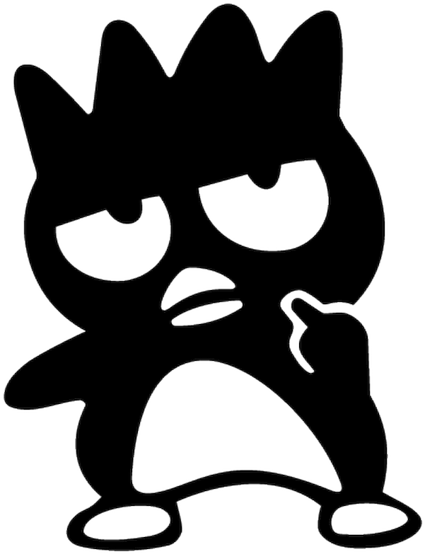 65174 Jdm Monster Middle Finger - Badtz Maru Png (800x800)