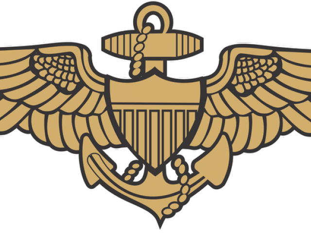 Aviation Clipart Military Wing - Us Navy Aviation Logo (640x480)