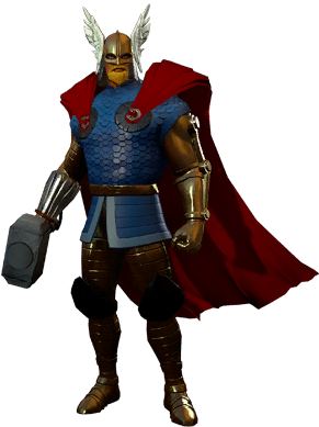 Thor Golden Armor Costume Costume Marvel Heroes Omega - Cuirass (300x420)