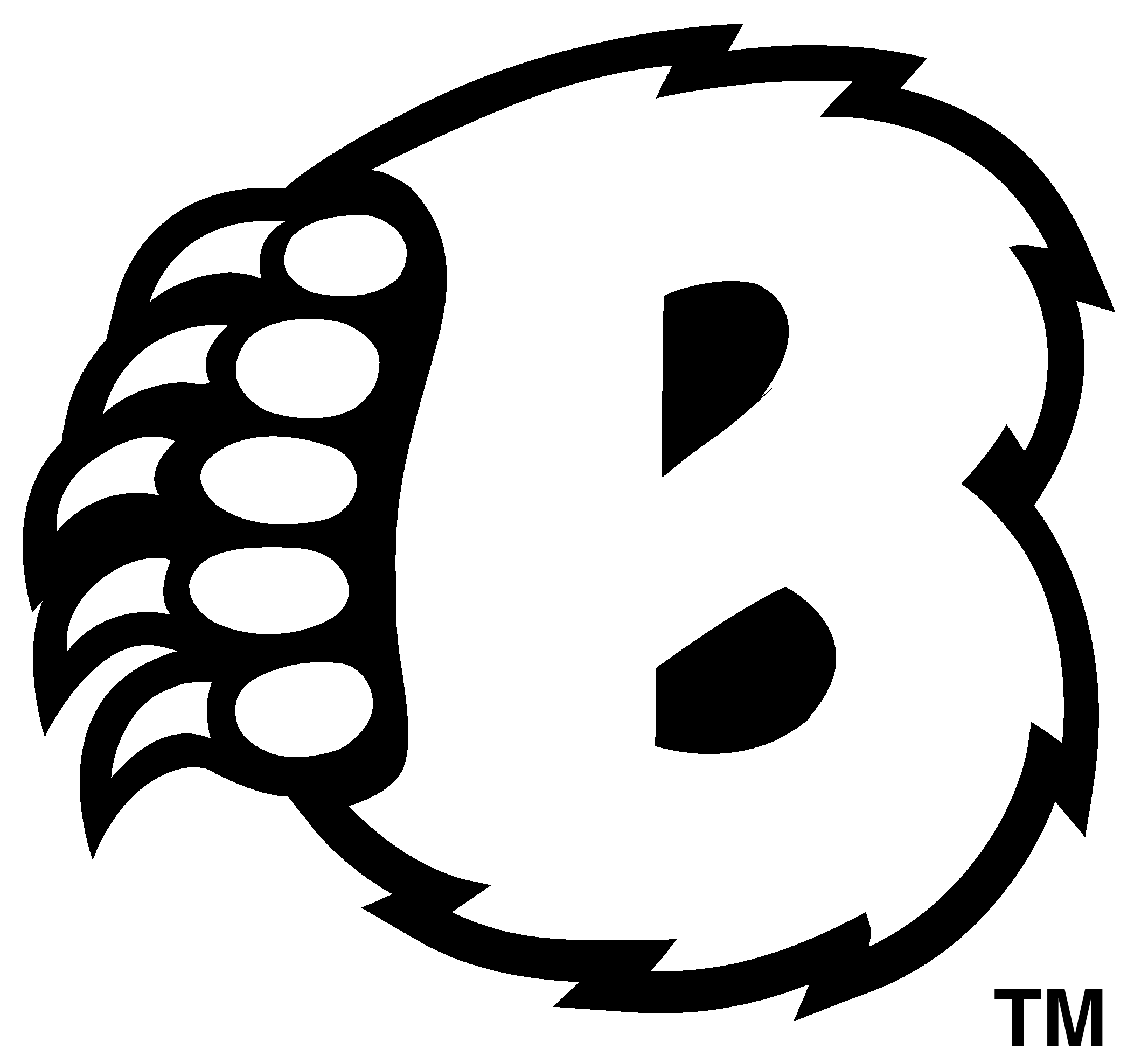 Baylor Bears Logo Black And White - Baylor Bears And Lady Bears (2400x2400)