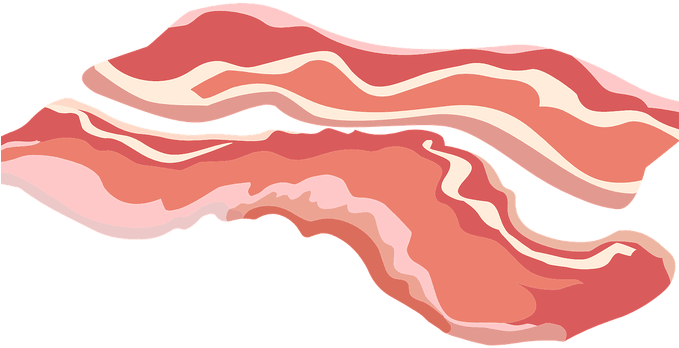 678 X 381 2 - Bacon Line Art (678x381)