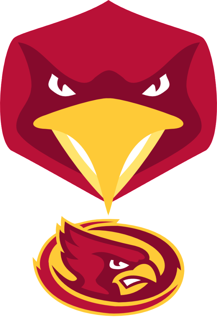 Cardinal Logo Clipart - Iowa State Cyclones (694x1023)