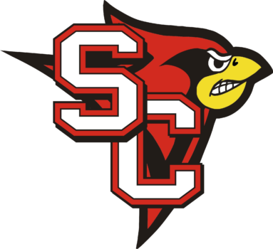 Cardinal Clipart Volleyball - Southside High School Cardinals (383x350)