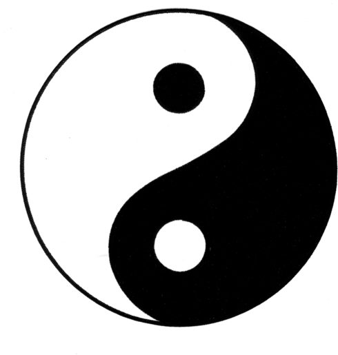 1211 Yin Yang Patch 10" - Simbolo De Yin Y Yan (600x600)