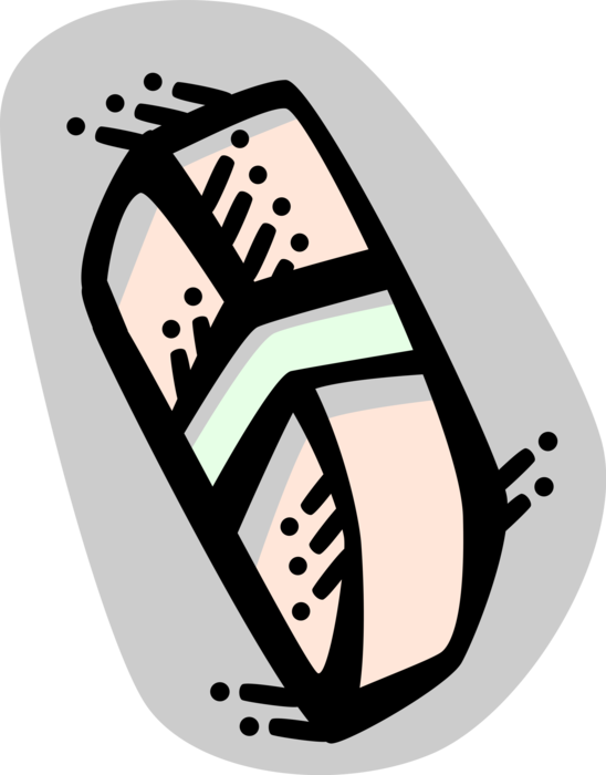 Vector Illustration Of Rubber Eraser For Erasing Marks - Illustration (548x700)