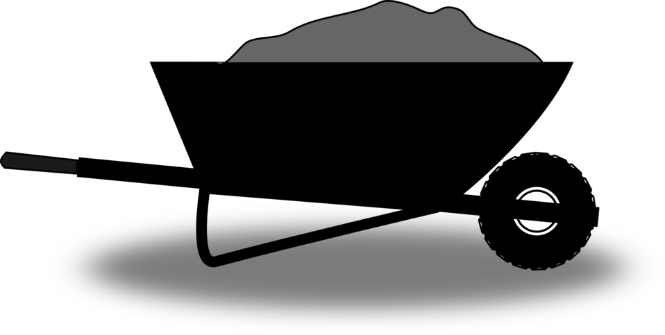 Public Domain Mark - Wheelbarrow Clipart (958x483)
