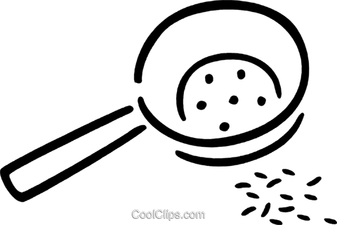 Sieves And Sifters Royalty Free Vector Clip Art Illustration - Ela Lale Elek (480x320)