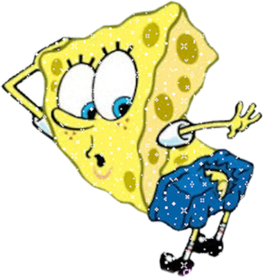 Gratis Vektorgrafik Med Spongebob Slet Byxor Psd - Spongebob Squarepants (379x400)