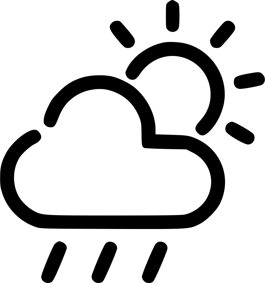Sun Shower Svg Png Icon Free Download - Sunshower Icon (920x980)