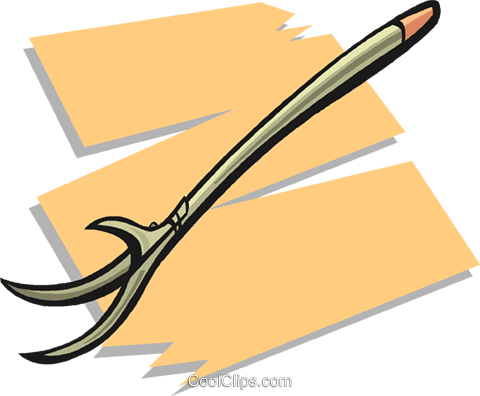 Garden Hoe Royalty Free Vector Clip Art Illustration - Graphic Design (480x396)