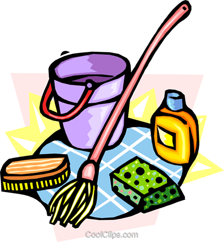 Hoe Kan Ik Best Mijn Badkamer Onderhouden - Cleaning Cartoon (444x480)