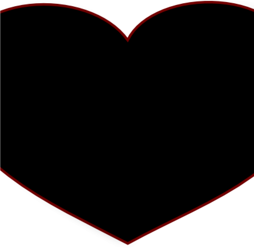 Heart Silhouette Clip Art Heart Silhouette Clip Art - Heart (1024x1024)