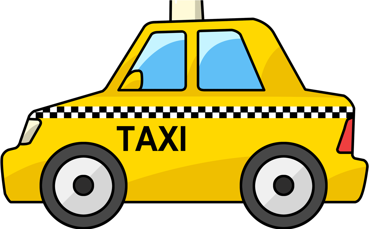 Taxi Cab Clipart British Taxi - Taxi Clipart (1600x881)