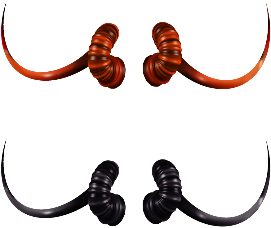 Demon Horns Render By Frozenstocks - Realistic Devil Horns Transparent (1024x891)