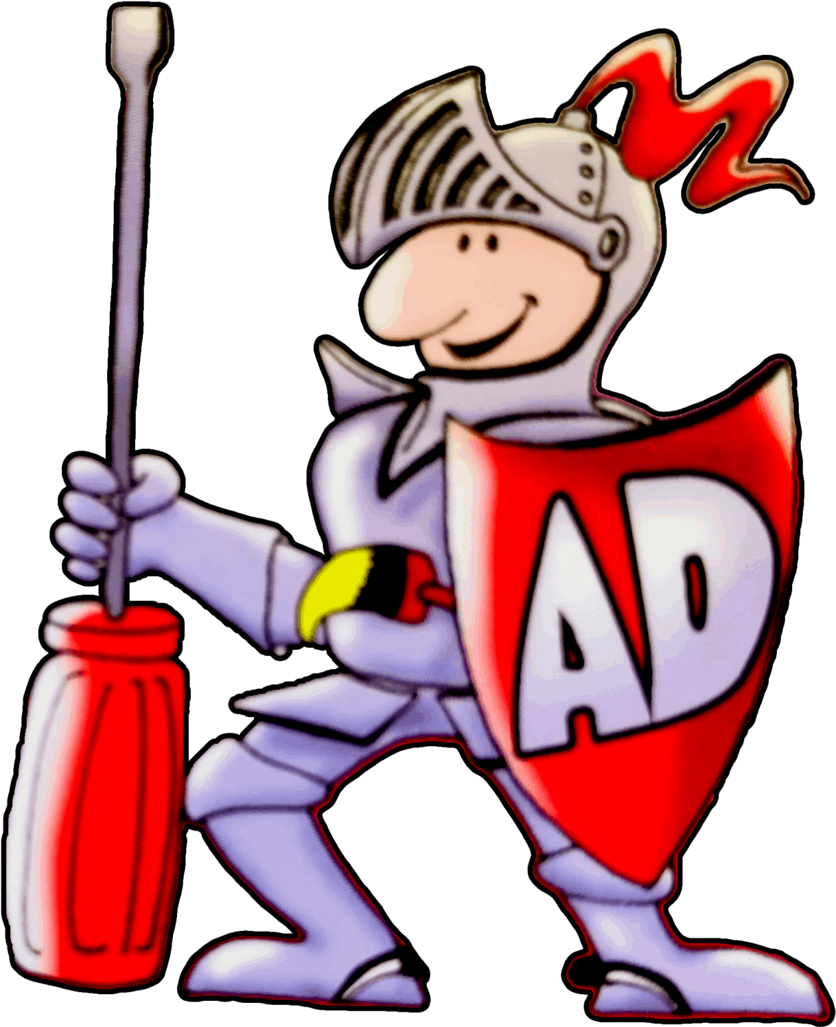 King Arthur Handyman & Pest Control Icon - Cartoon (1500x1521)
